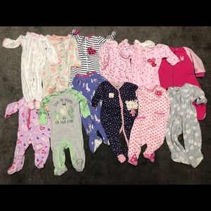 SOLD: 6 - 9 Months Pajama Bundle - 12 in total!